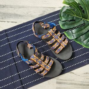 Teva Original Dorado Gladiator Sandals Printed Size 6